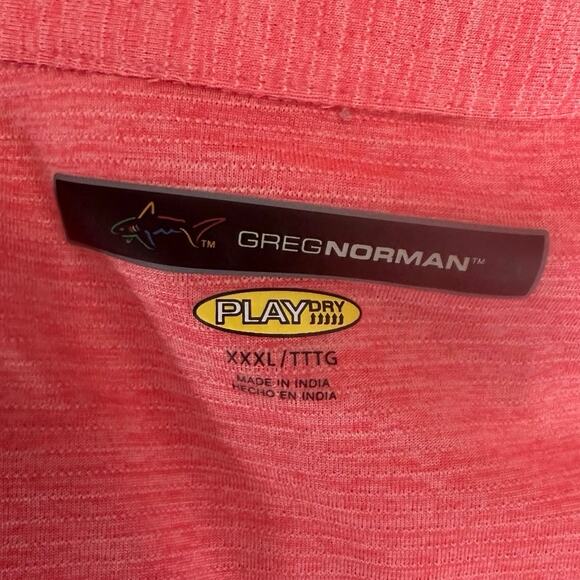 Greg Norman Creamsicle Orange Polo XXXL - Picture 5 of 6